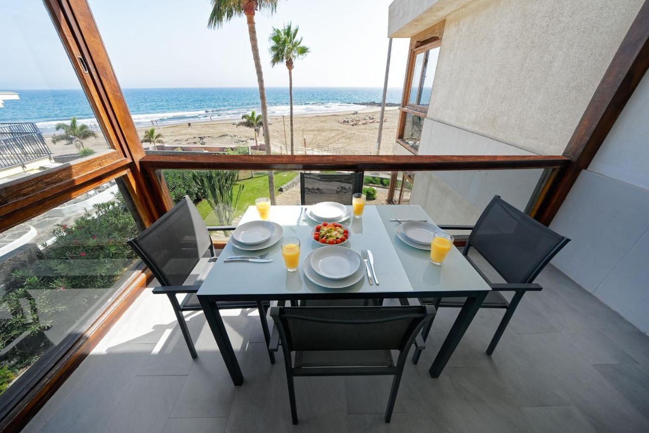 Apartamentos Los Papagayos San Agustín Dış mekan fotoğraf